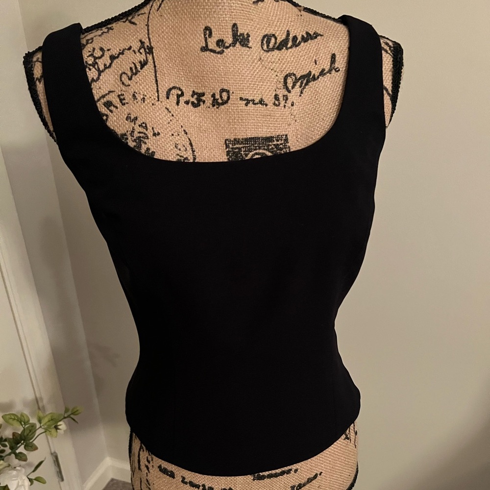 Maggie London Dress Blouse in Black Size 4